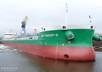 На заводе «Красное Сормово» спустили на воду третий танкер проекта RST27