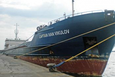 В Керчинском проливе загорелся сухогрузный теплоход «Сaptain Ivan Vikulov» (тип «Волга»)