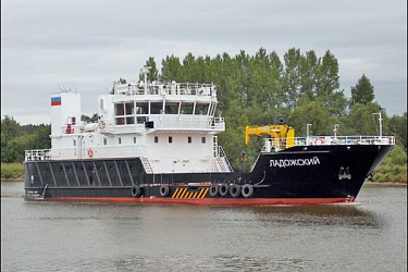 «Нижегородский Теплоход» спустил на воду обстановочное судно проекта BLV02 «Ладожский»
